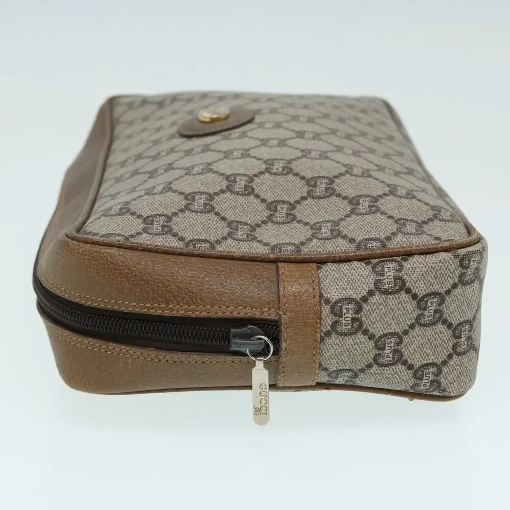 Gucci GG Plus Clutch Bag Beige